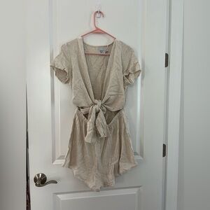 Princess Polly Tie-Front Romper